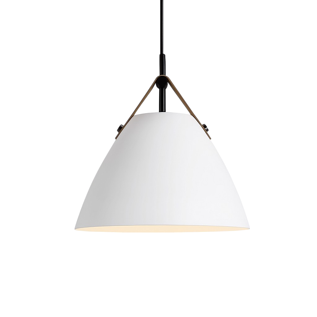 Scandinavian Glass Pendant Light Adjustable Hanging Lamp