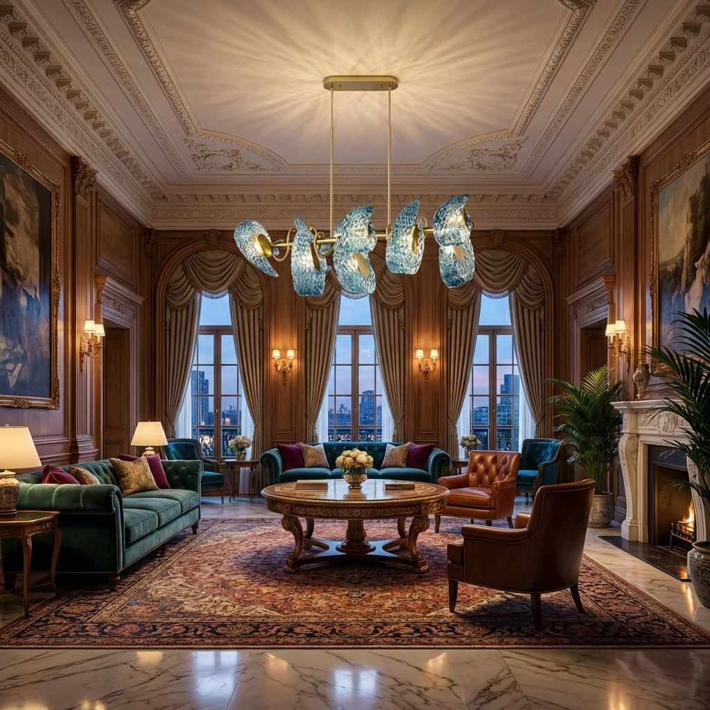 Bamboo Pendant Light Adjustable Hanging Lamp